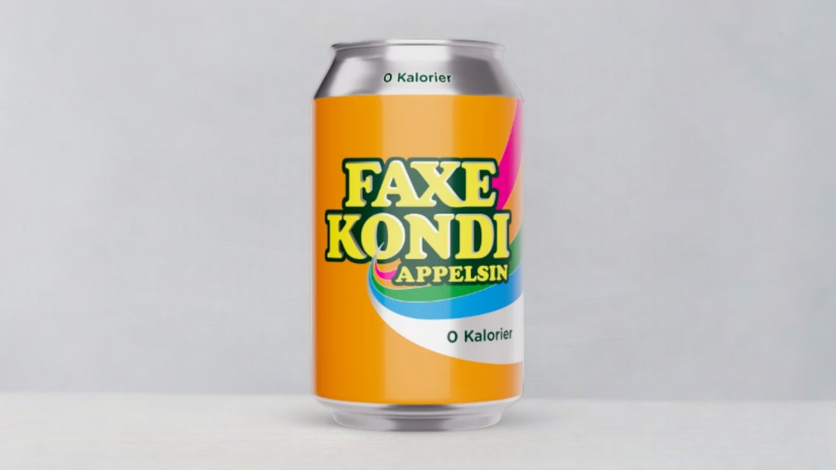 Faxe Kondi Appelsin 0 Kalorier 0,33 l