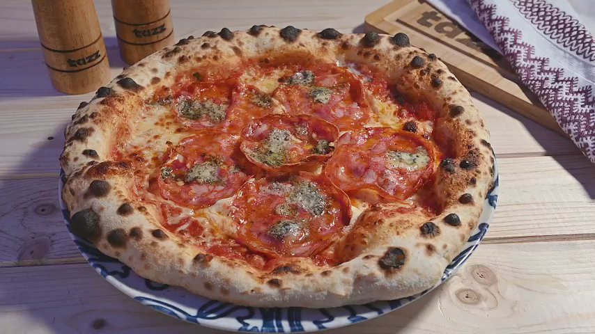 PIZZA DIAVOLA E GORGONZOLA 480g