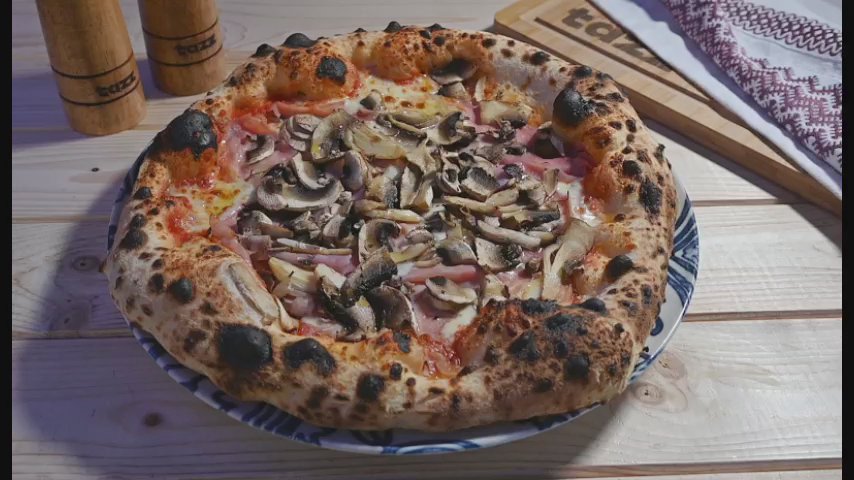 PIZZA PROSCIUTTO E FUNGHI 480g