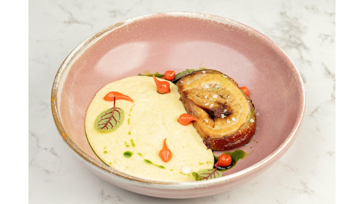 PORCHETTA CU MĂMĂLIGĂ CREMOASĂ 450g