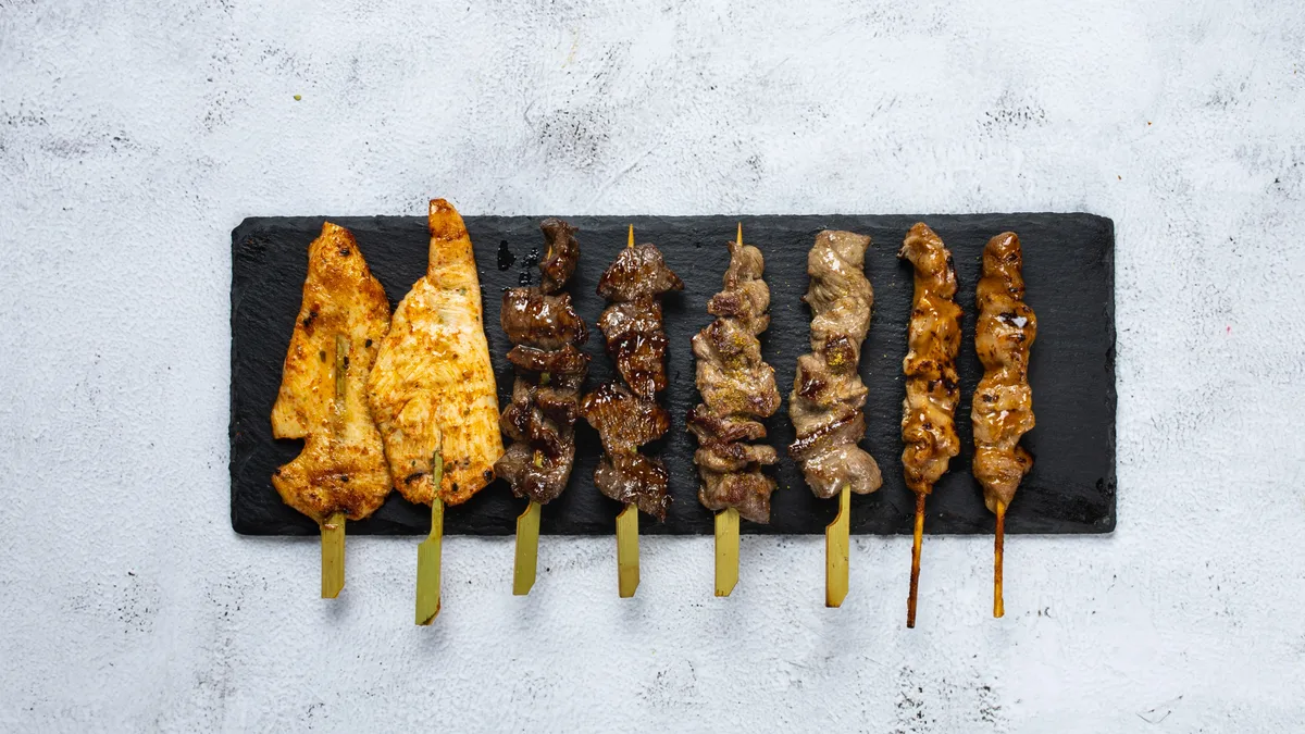 43. Sticks menu (8 stk)