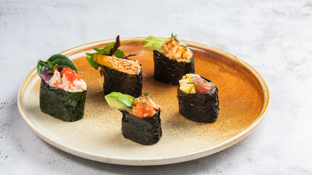 60. Gunkan menu (5 stk)