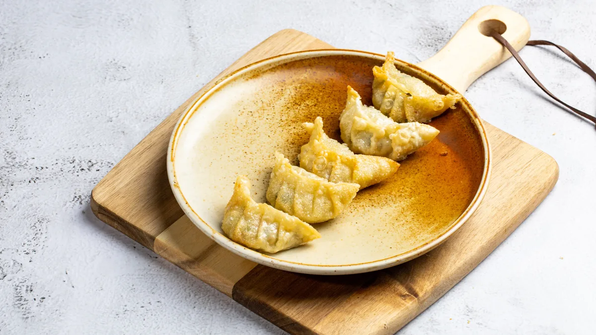 7A. Vegetarian Gyoza (5 stk) (V)