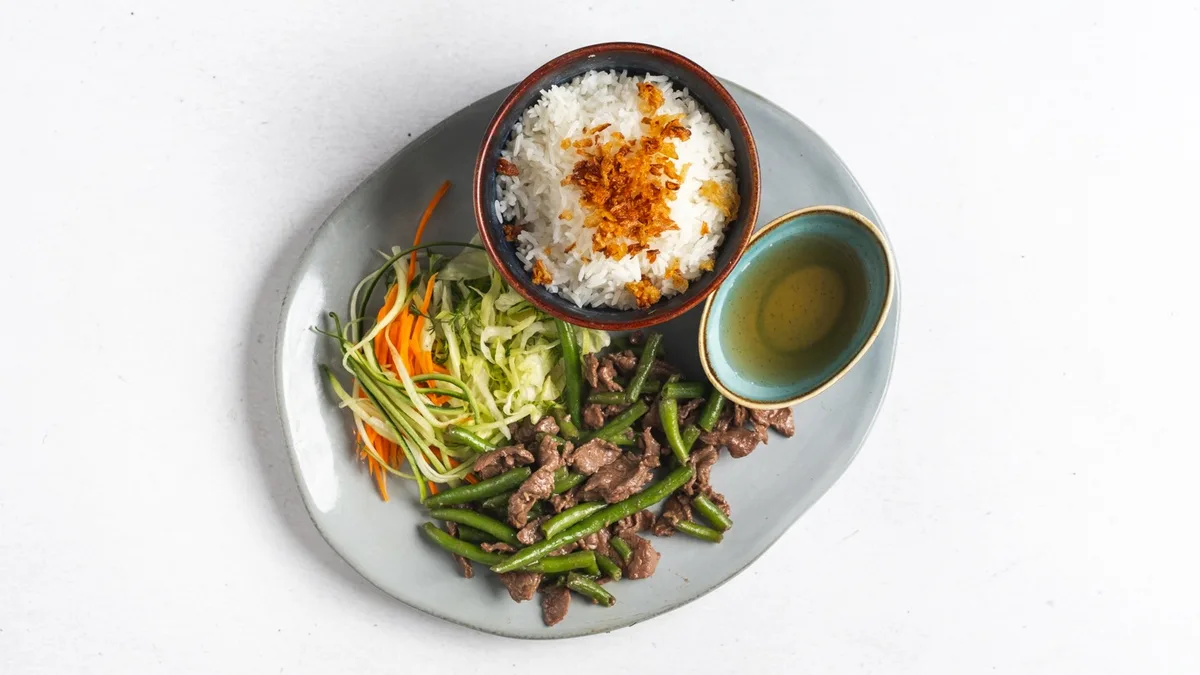Cơm bò đỗ