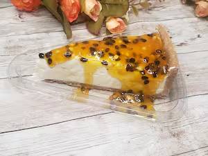 Fatia de Cheesecake de Maracujá