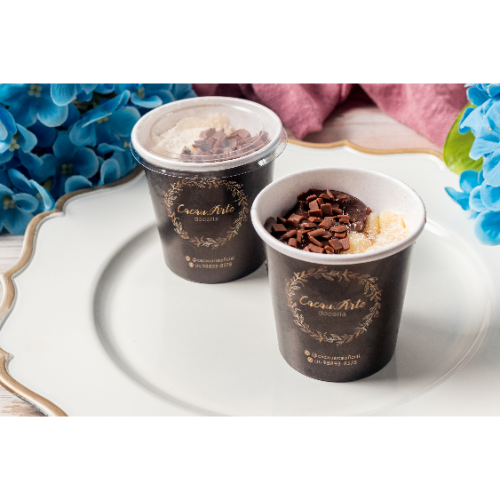 Mini Copo Ninho com Brigadeiro