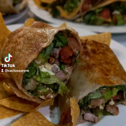 Burrito Chicharron Platanitos