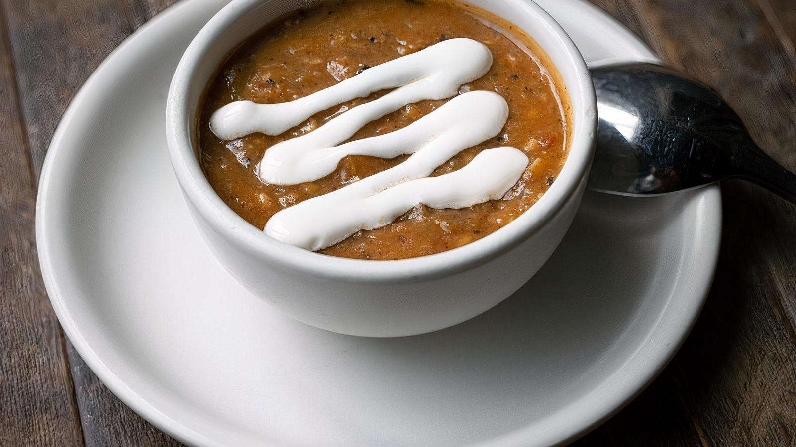Cup of Green Chile Soup
