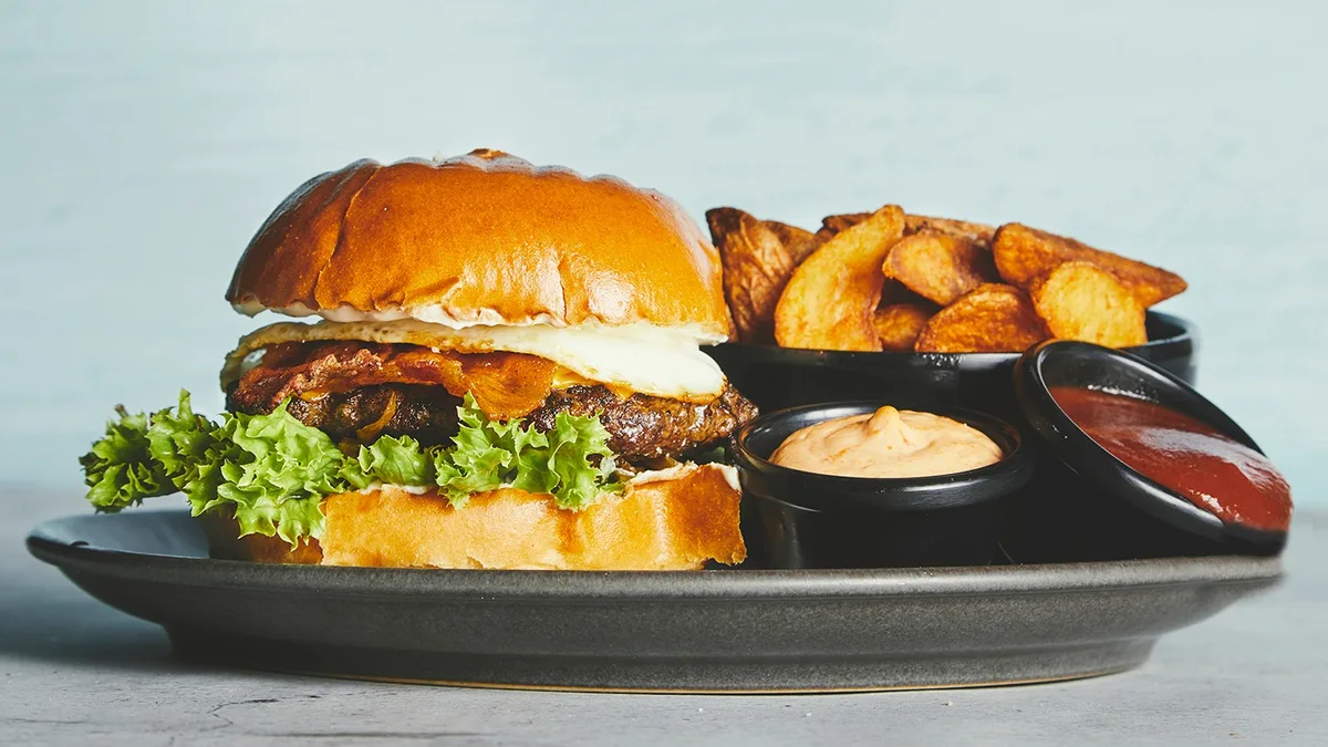 Caramelized Onion Burger