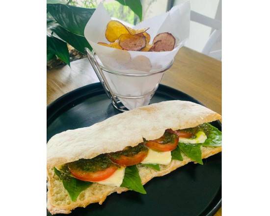 Sándwich Caprese