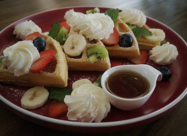 Waffle con Frutas