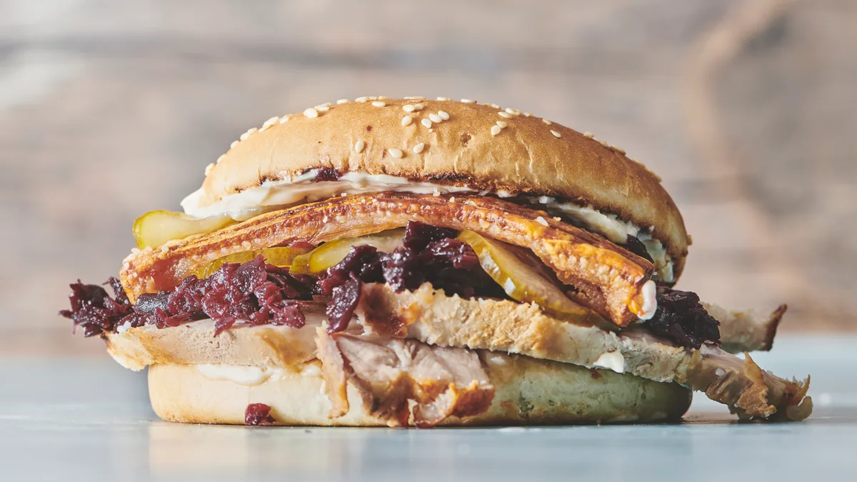 Flæskestegssandwich