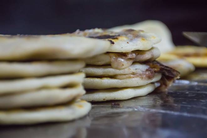 Cheese and Beans Pupusas