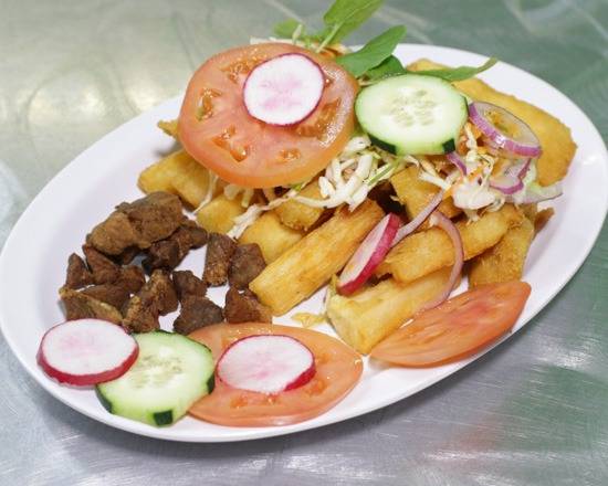 Yuca with Chicharron