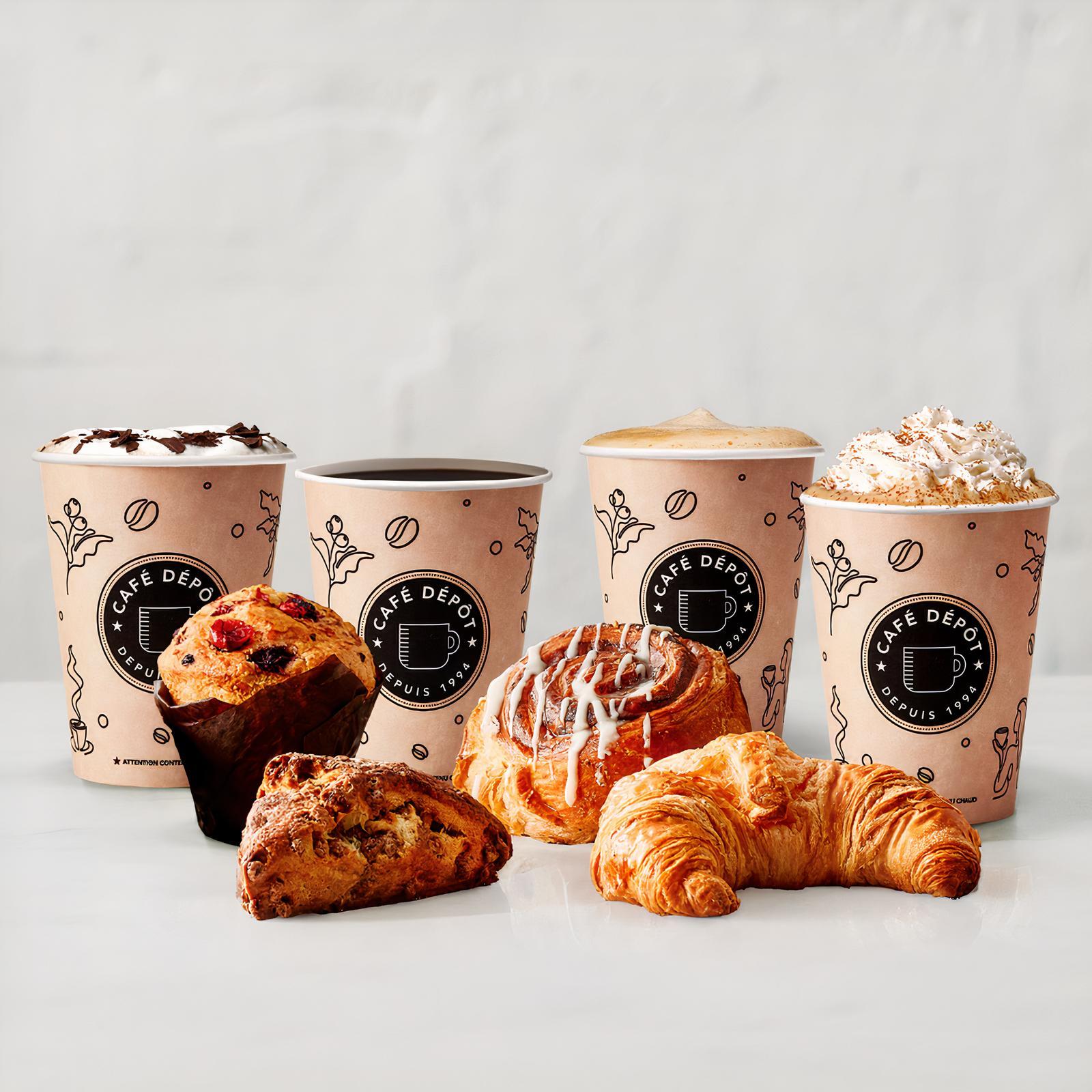 Combo viennoiseries 4/pastry bundle