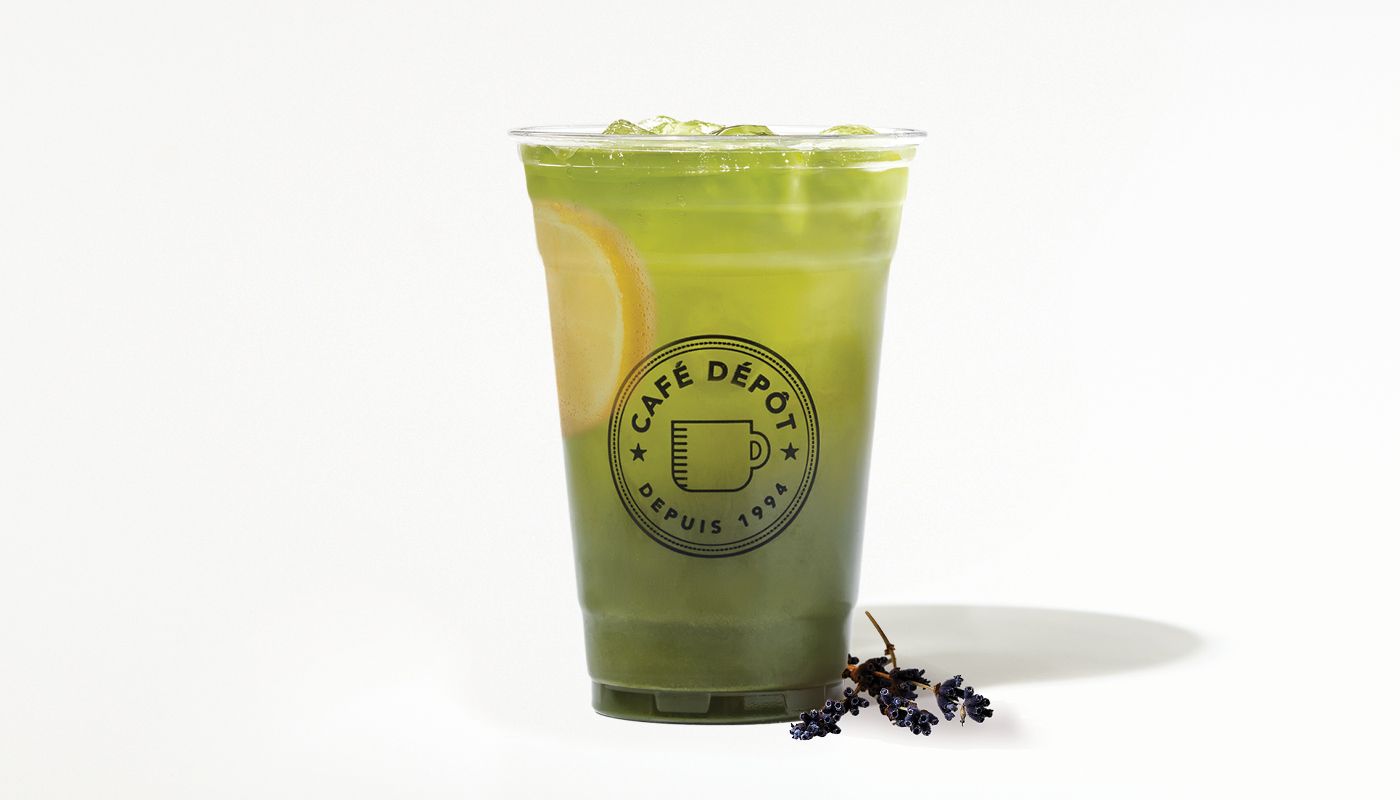 Matcha Lavande Glacé / Lavender Matcha