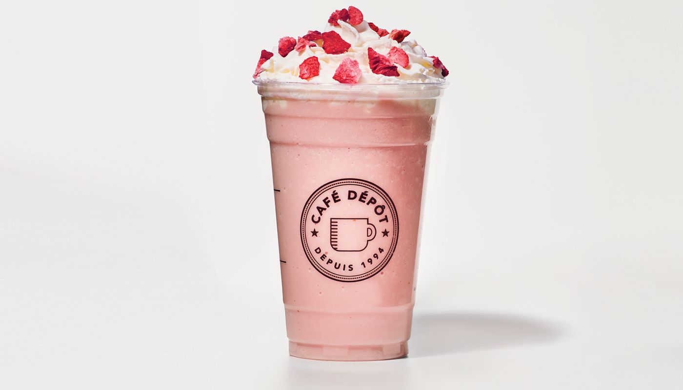 Smoothie "Shortcake" aux Fraises / Strawberry Shortcake