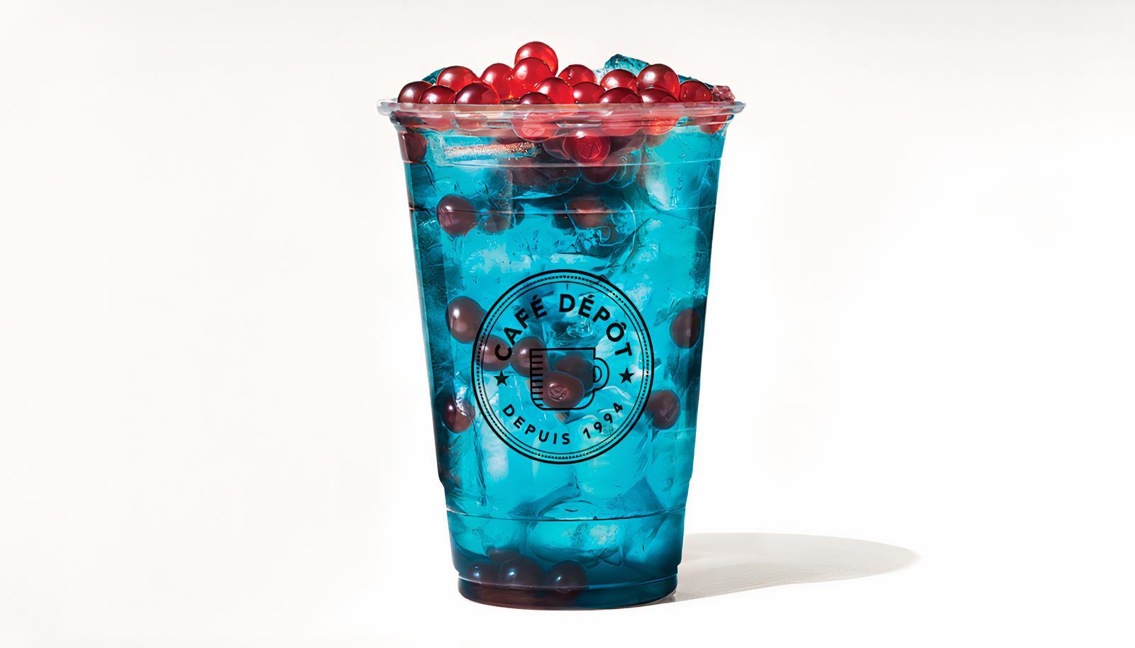 Thé glacé "Blue Lagoon"