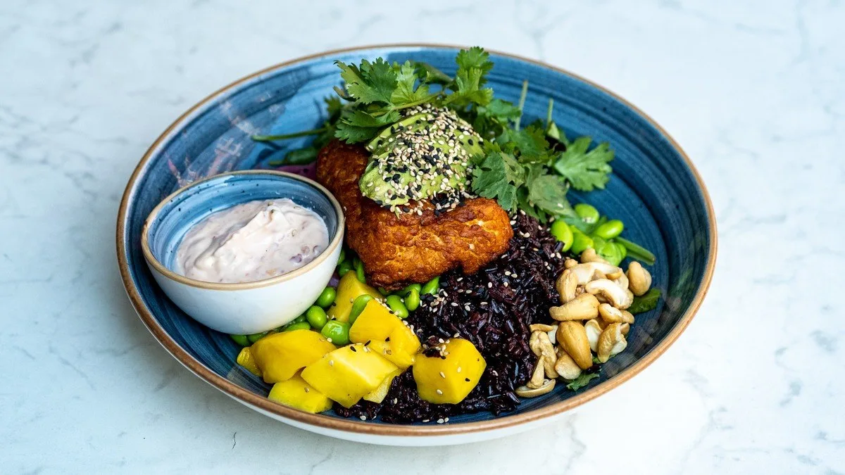 Bowl med halloumi