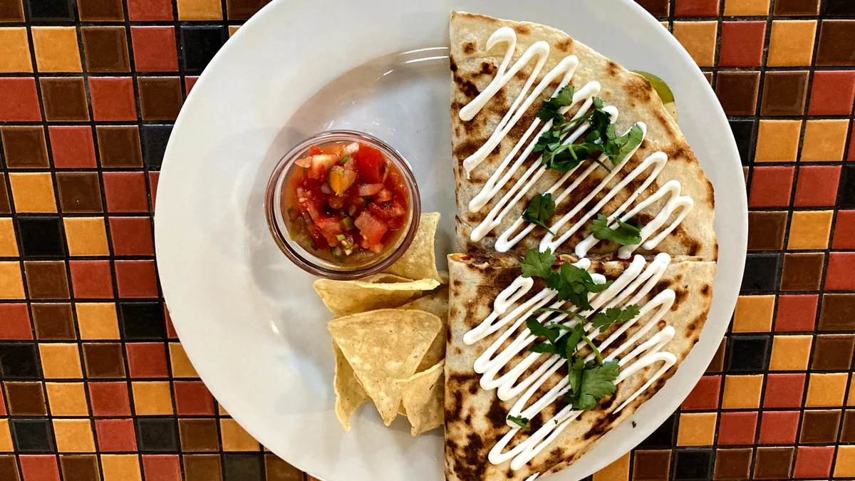 Quesadilla de Pavo y Tocino