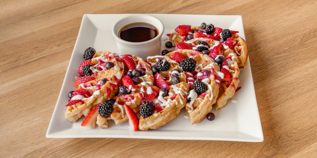 I Am Lively- Belgian Oat Waffle and Bennies