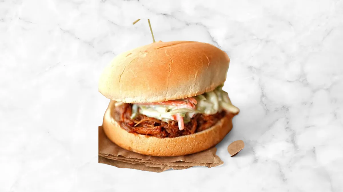 Pulled pork burger