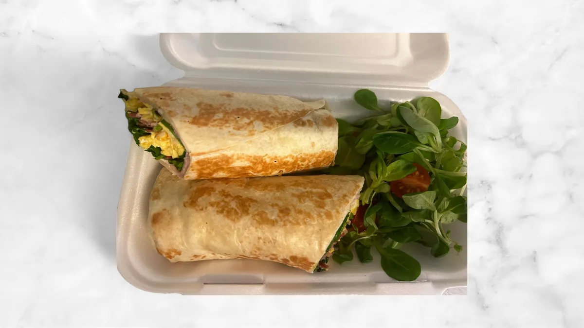 Reggeli burrito