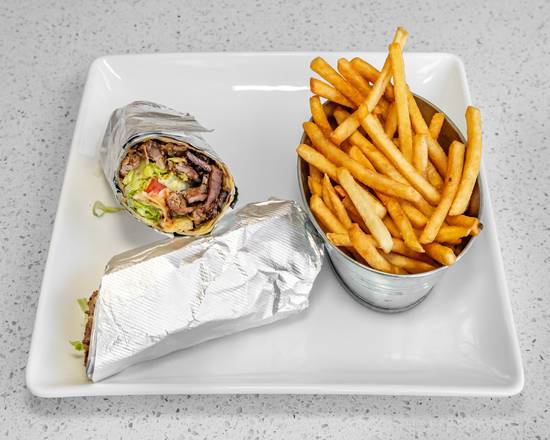 Lamb and Beef Gyros wrap