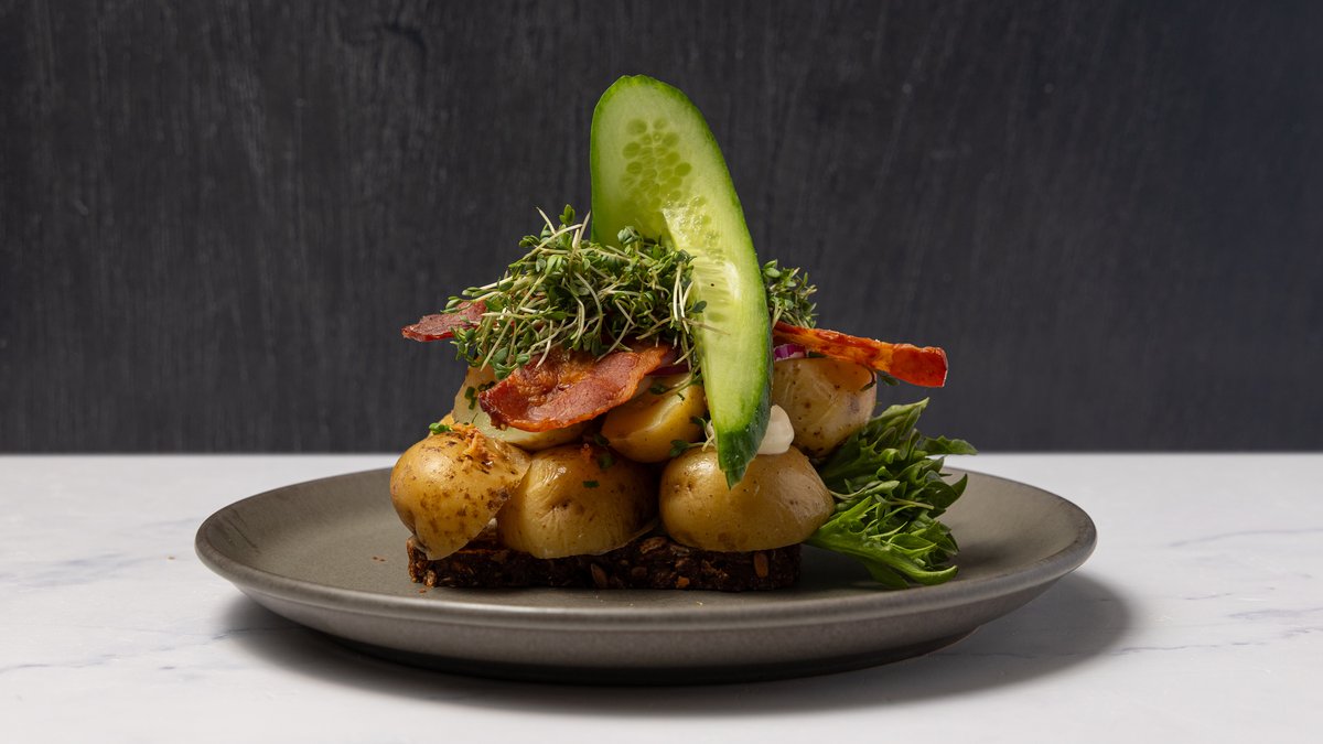 Kartoffel smørrebrød