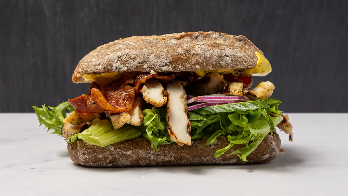 Kylling sandwich menu