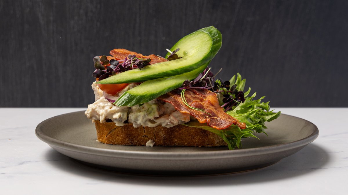 Hønsesalat smørrebrød