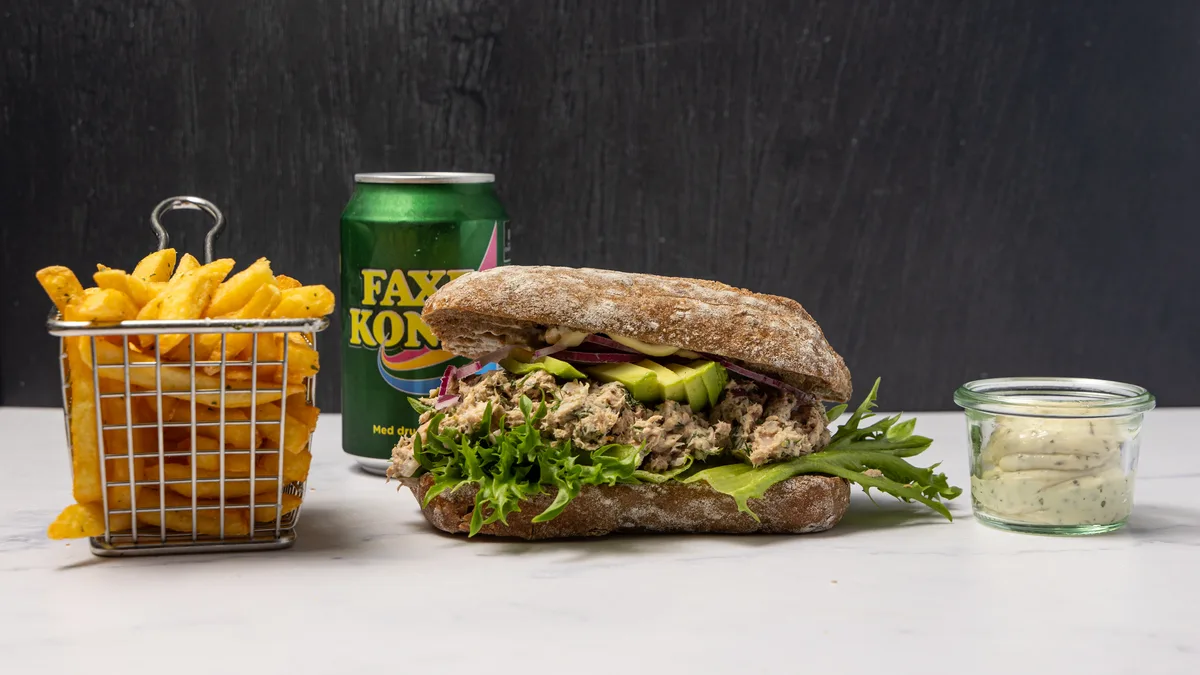 Tunmousse sandwich menu