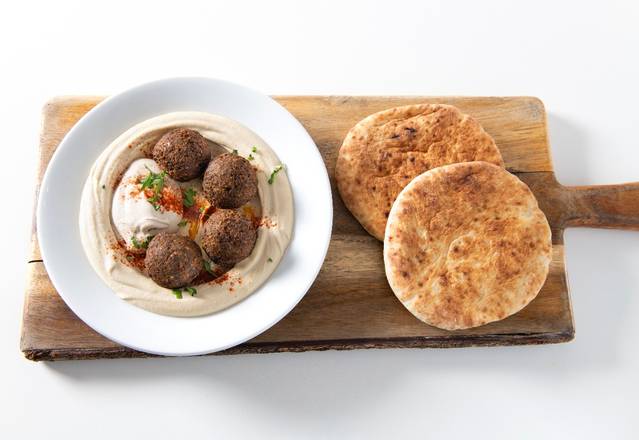 falafel hummus bowl (v)