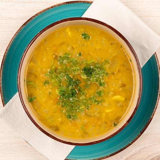 Jerusalem lentil soup (v) (gf)
