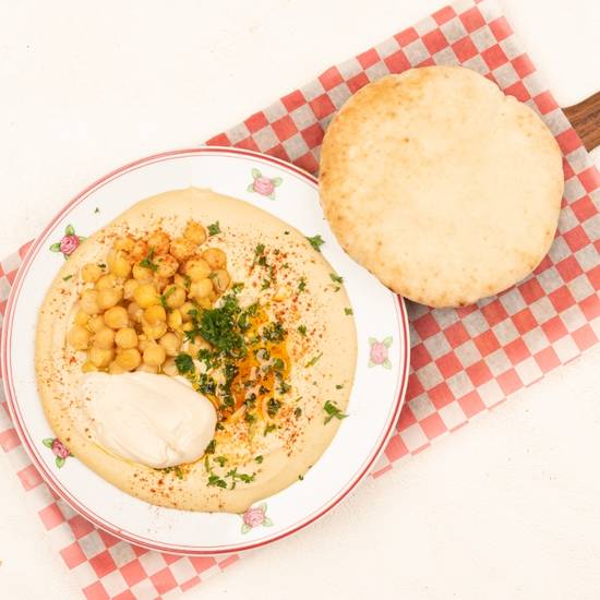 plain hummus bowl  (v)