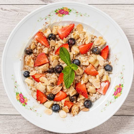 steel cut oatmeal (v)