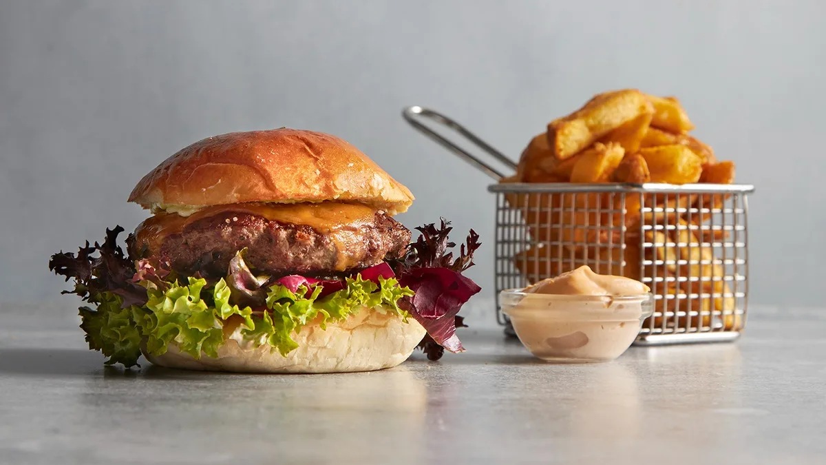 Grillet okseburger