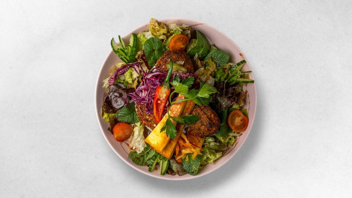 Falafel and Halumi