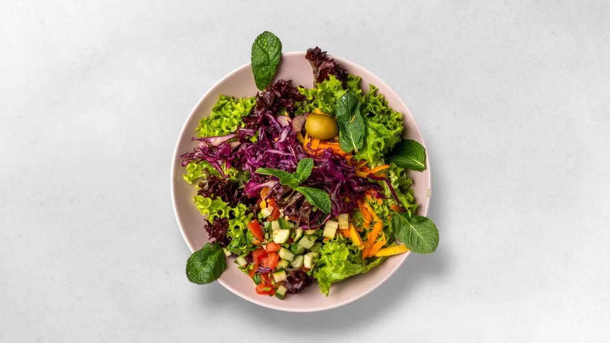 Gemischter Bunter Salat