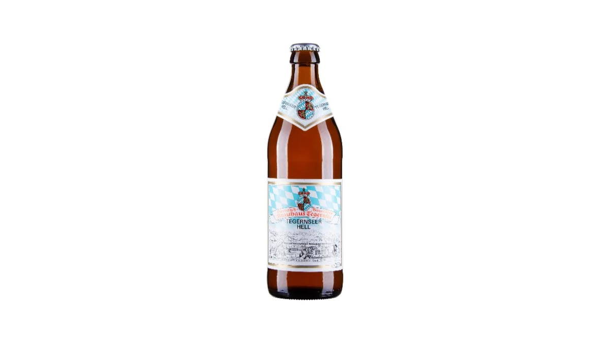 Tegernseer Hell Glasflasche 0,5l