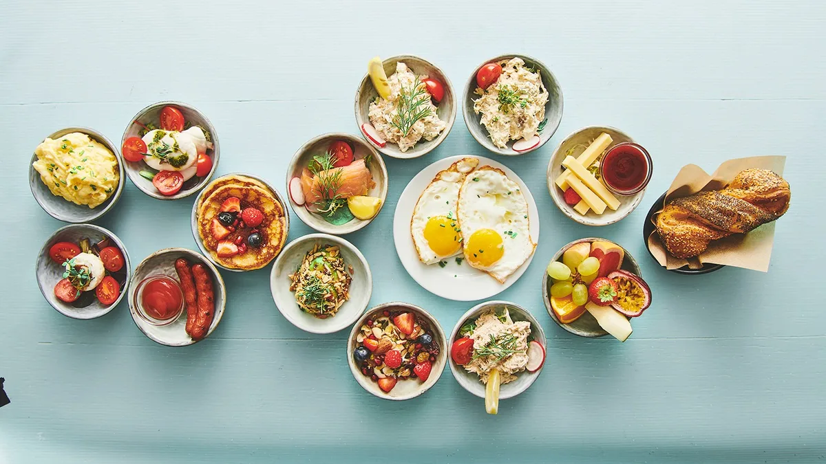 Bland selv brunch - 7 retter