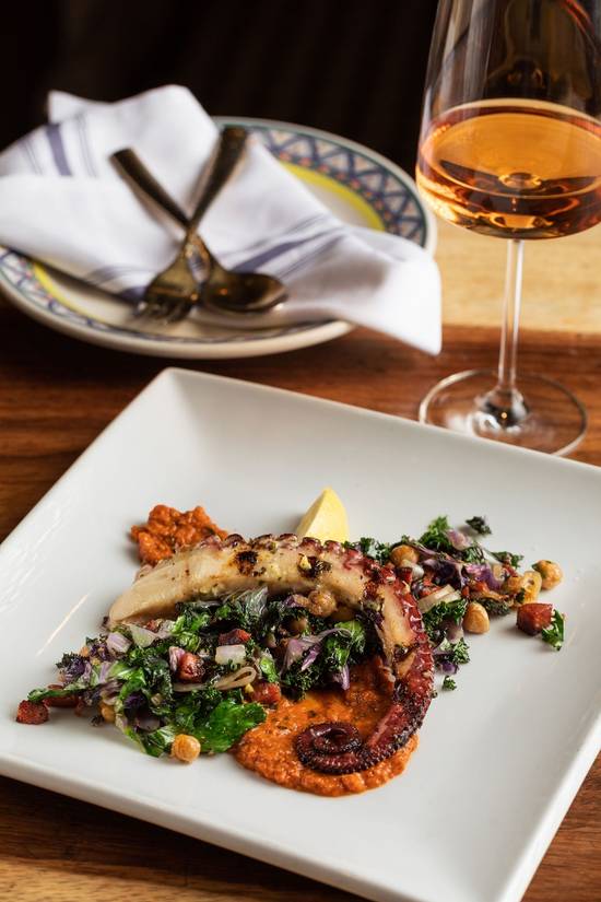 Grilled Pulpo Romesco