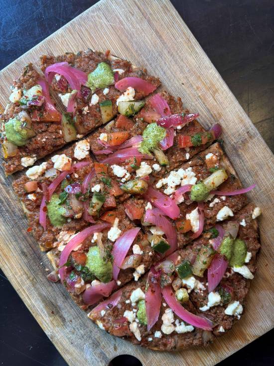 Impossible Merguez Flat Bread