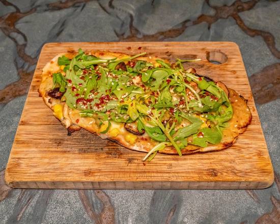 Roasted Mushroom and Sweet Corn Flat Bread
