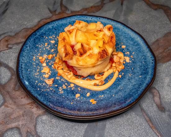 Warm Guava Bread Pudding