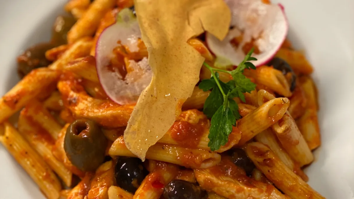 Arrabbiata tészta
