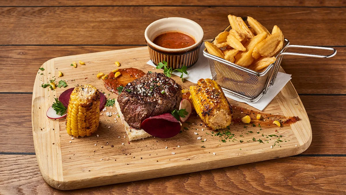 Bélszín steak mexikói módra 18dkg