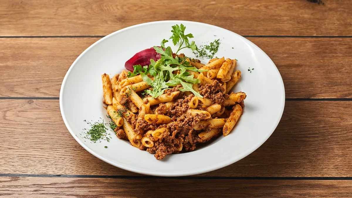 Bolognai szósz marhahúsból tészta