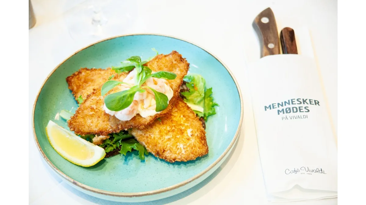Smørrebrød rødspættefilet