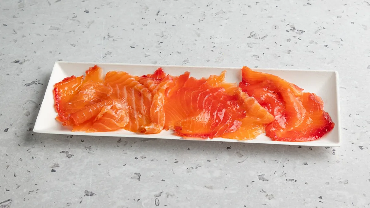Cured Salmon (With Beets) - 100g